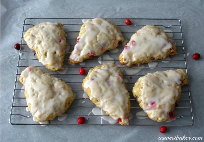 Cranberry & Grapefruit Scones