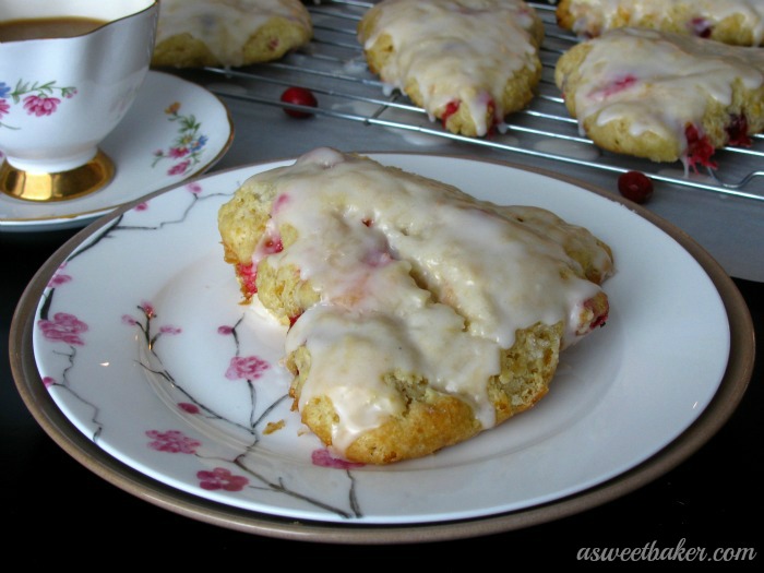 Cranberry & Grapefruit Scones 