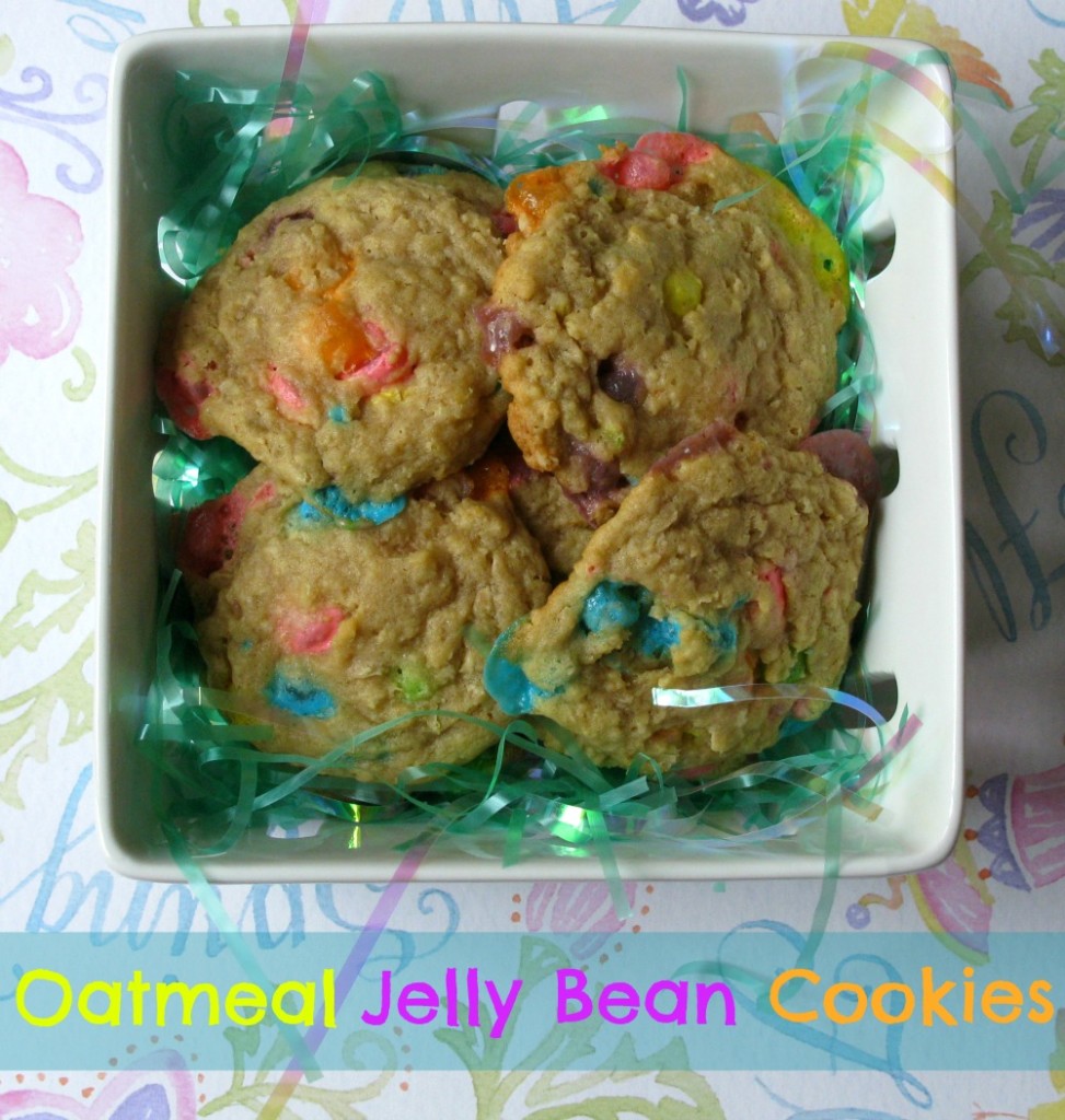 Oatmeal Jelly Bean Cookies