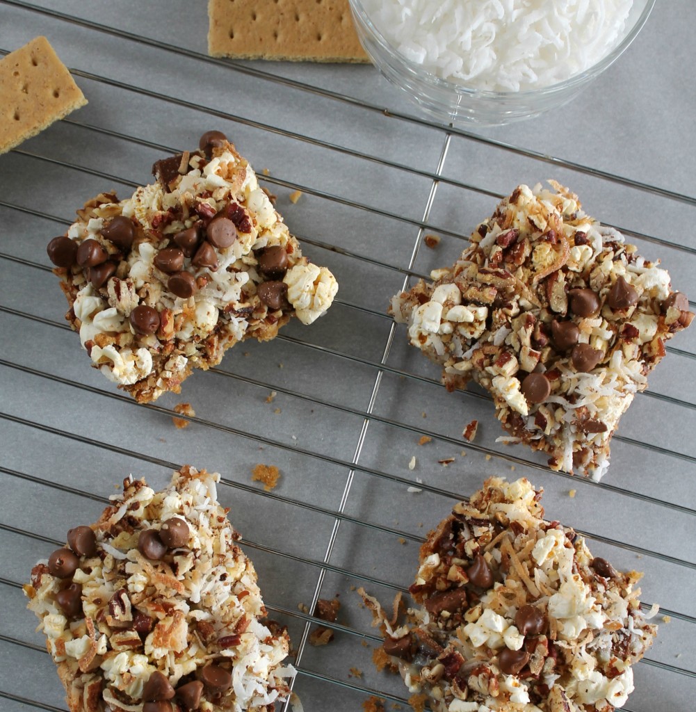 7 Layer Bars with Popcorn & Kit Kat 