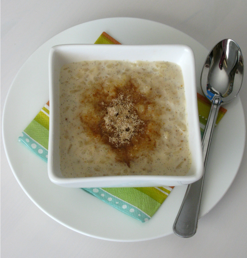 Maple Vanilla Rice Pudding