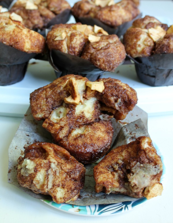 Apple Cinnamon Cobblestone Muffins