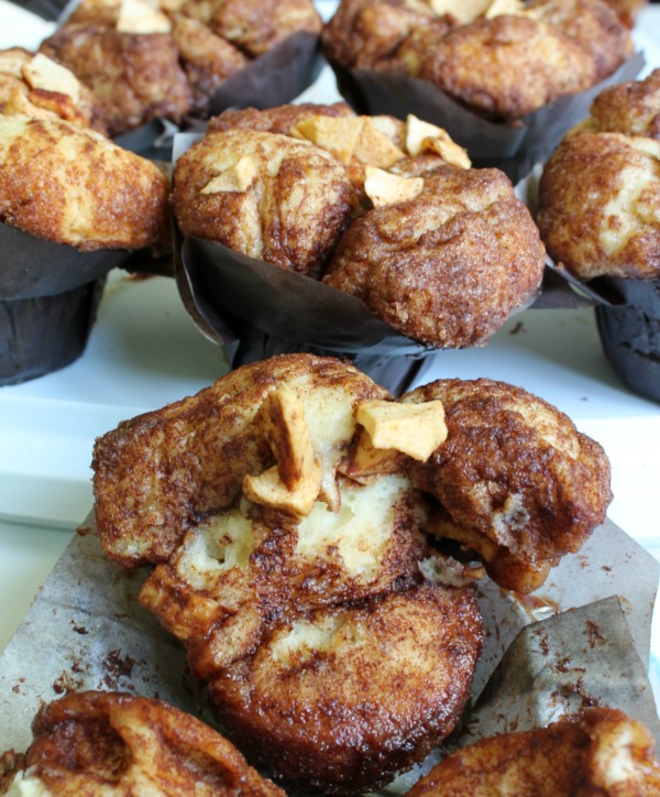 Apple Cinnamon Cobblestone Muffins