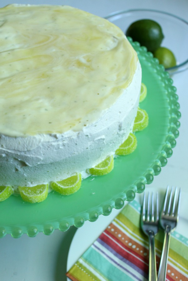 Lime Curd Cake