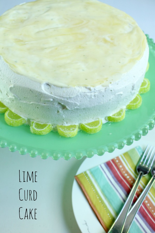 Lime Curd Cake