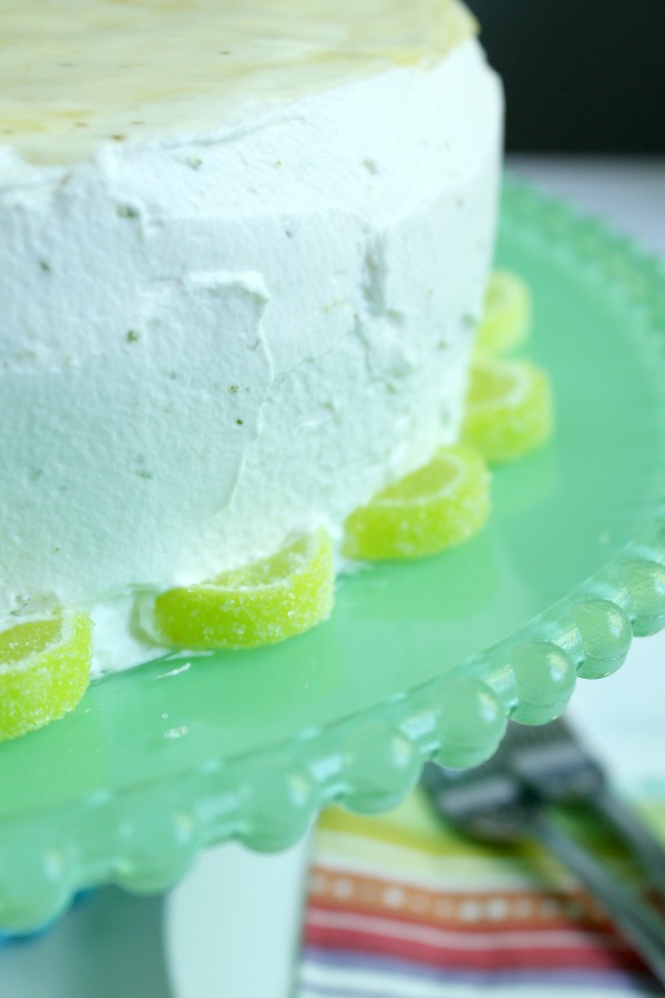 Lime Curd Cake