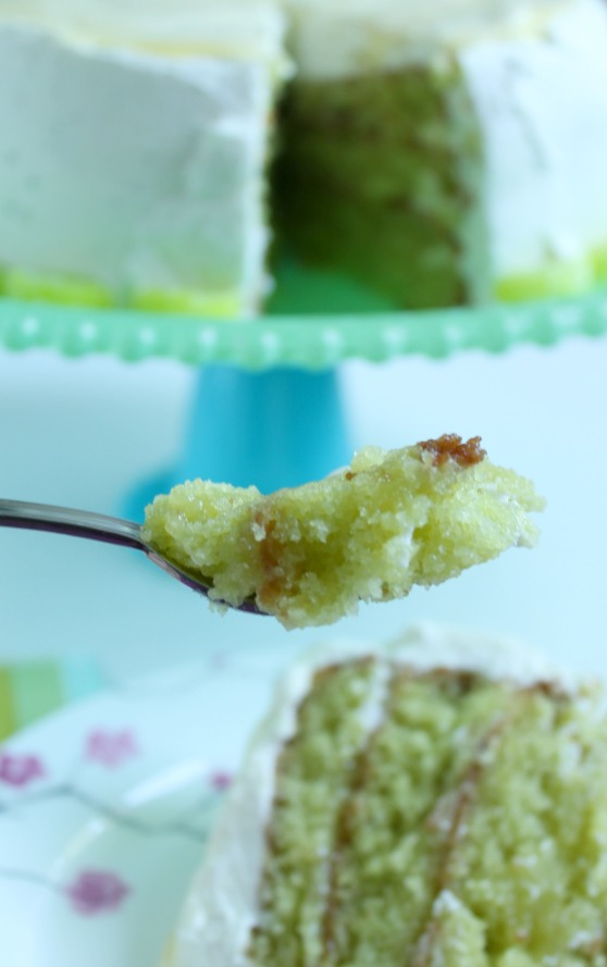 Lime Curd Cake